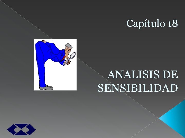 Capítulo 18 ANALISIS DE SENSIBILIDAD 