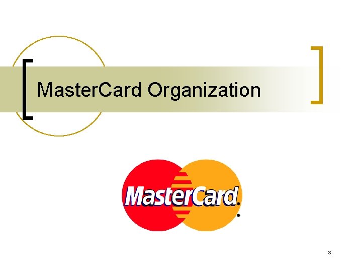 Master. Card Organization 3 