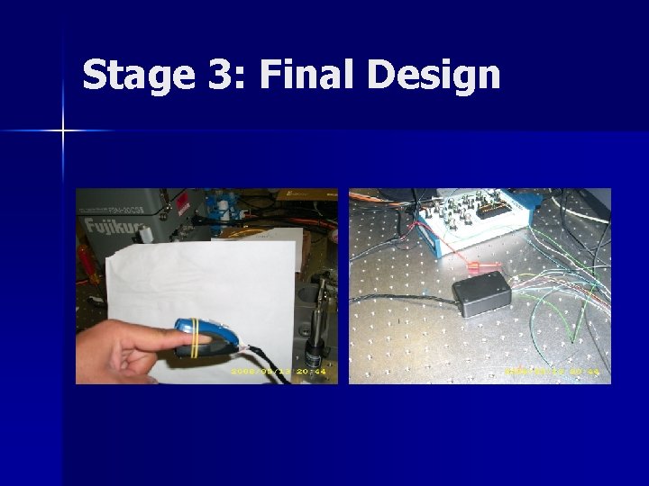 Stage 3: Final Design 