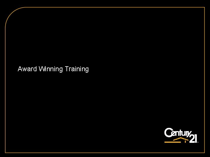 Award Winning Training 