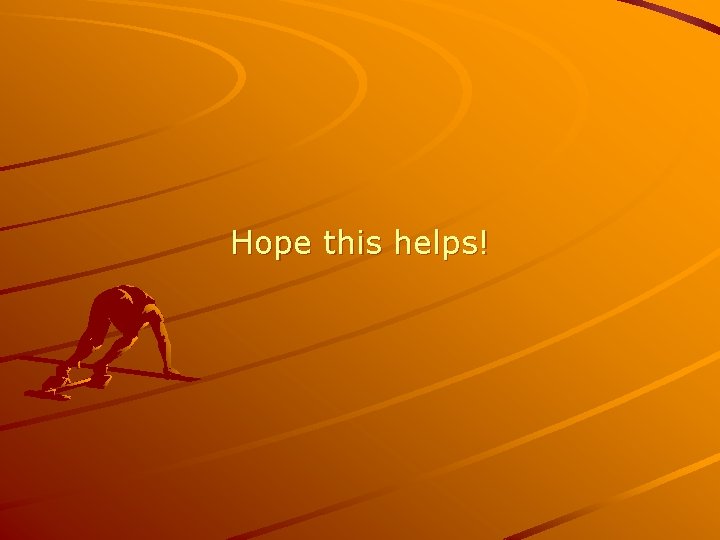 Hope this helps! 