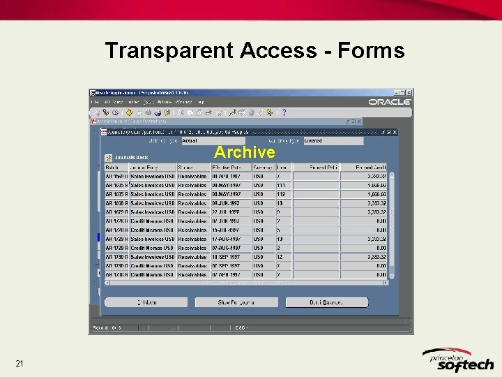Transparent Access - Forms Archive 21 Transparent Access - Forms Archive 21