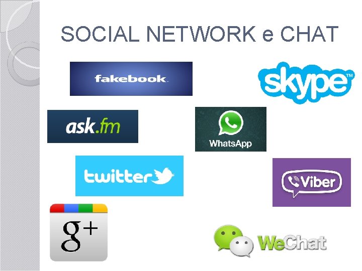 SOCIAL NETWORK e CHAT 