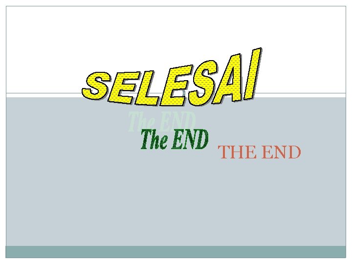 THE END 