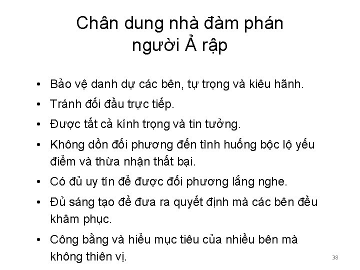 Chân dung nhà đàm phán người Ả rập • Bảo vệ danh dự các Chân dung nhà đàm phán người Ả rập • Bảo vệ danh dự các