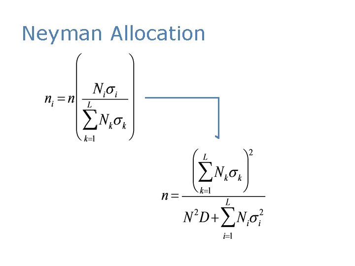 Neyman Allocation 