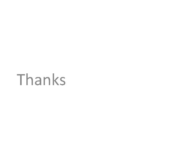 Thanks 