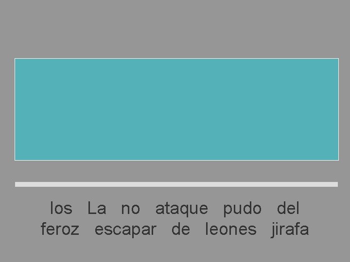 La jirafa no pudo escapar del feroz ataque de los leones los La no La jirafa no pudo escapar del feroz ataque de los leones los La no