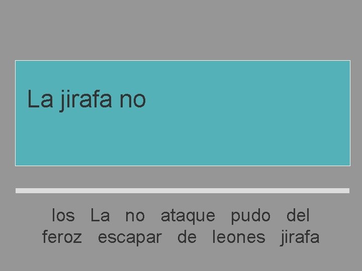 La jirafa no pudo escapar del feroz ataque de los leones los La no La jirafa no pudo escapar del feroz ataque de los leones los La no