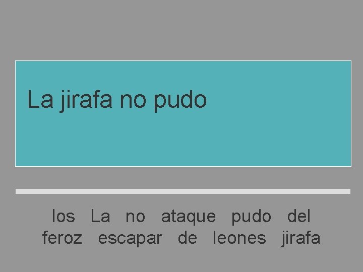 La jirafa no pudo escapar del feroz ataque de los leones los La no La jirafa no pudo escapar del feroz ataque de los leones los La no