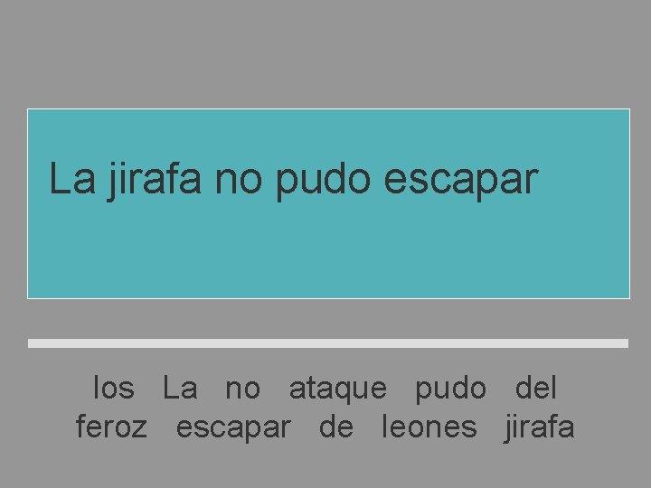 La jirafa no pudo escapar del feroz ataque de los leones los La no La jirafa no pudo escapar del feroz ataque de los leones los La no