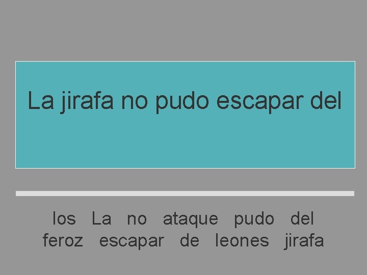 La jirafa no pudo escapar del feroz ataque de los leones los La no La jirafa no pudo escapar del feroz ataque de los leones los La no