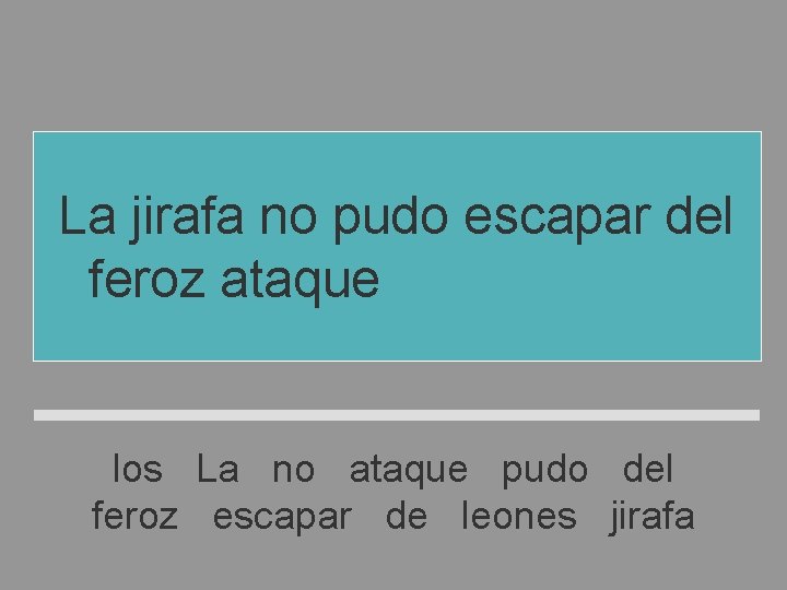 La jirafa no pudo escapar del feroz ataque de los leones los La no La jirafa no pudo escapar del feroz ataque de los leones los La no