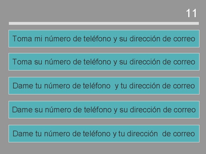 11 Toma mi número de teléfono y su dirección de correo Toma su número 11 Toma mi número de teléfono y su dirección de correo Toma su número