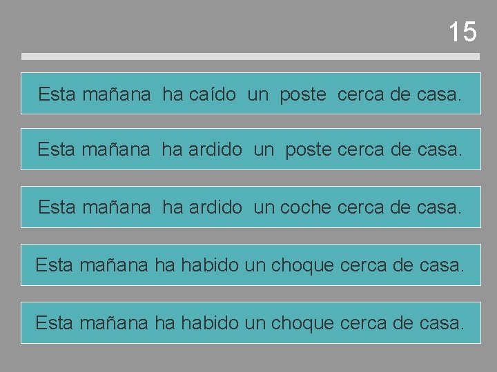 15 Esta mañana ha caído un poste cerca de casa. Esta mañana ha ardido 15 Esta mañana ha caído un poste cerca de casa. Esta mañana ha ardido