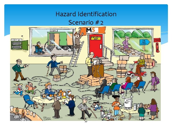 Hazard Identification Scenario # 2 33 
