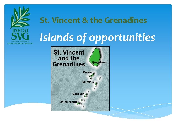 St. Vincent & the Grenadines Islands of opportunities 