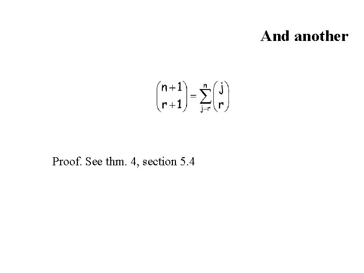 And another Proof. See thm. 4, section 5. 4 