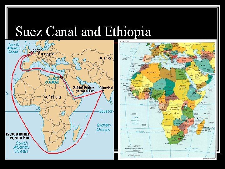 Suez Canal and Ethiopia 