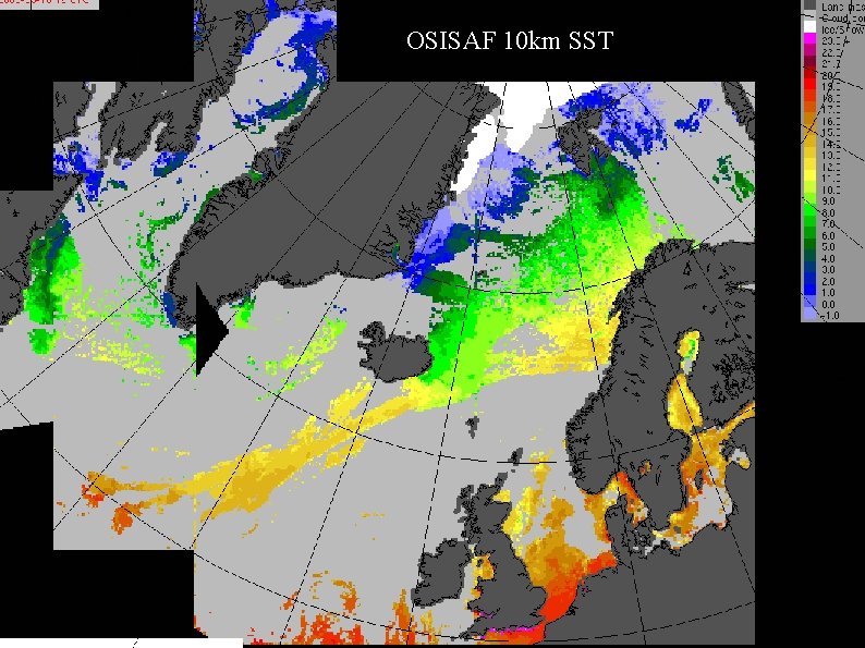 OSISAF 10 km SST Meteorologisk Institutt met. no OSISAF 10 km SST Meteorologisk Institutt met. no