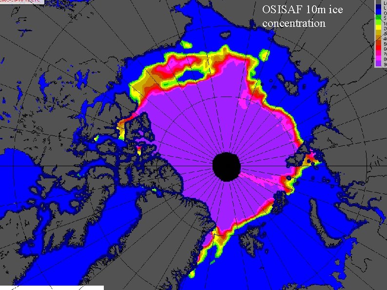 OSISAF 10 m ice concentration Meteorologisk Institutt met. no OSISAF 10 m ice concentration Meteorologisk Institutt met. no