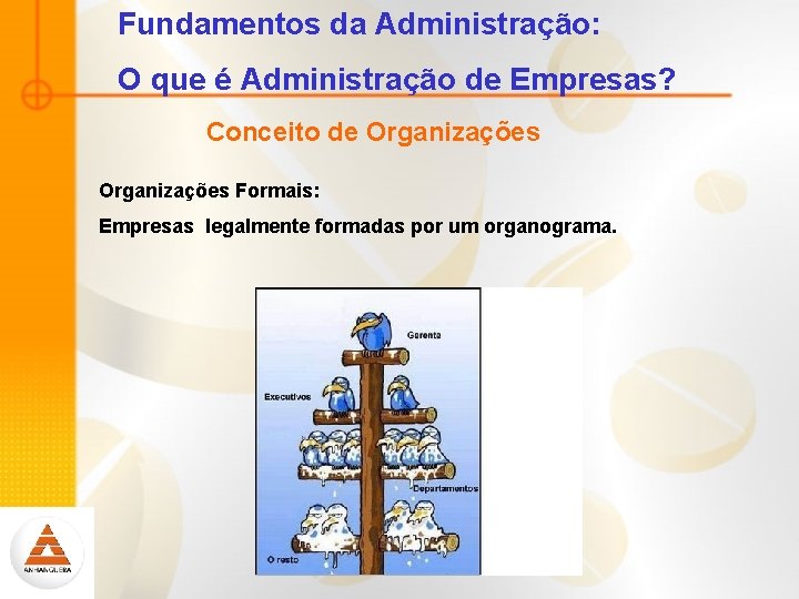 Fundamentos da Administração: O que é Administração de Empresas? Conceito de Organizações Formais: Empresas