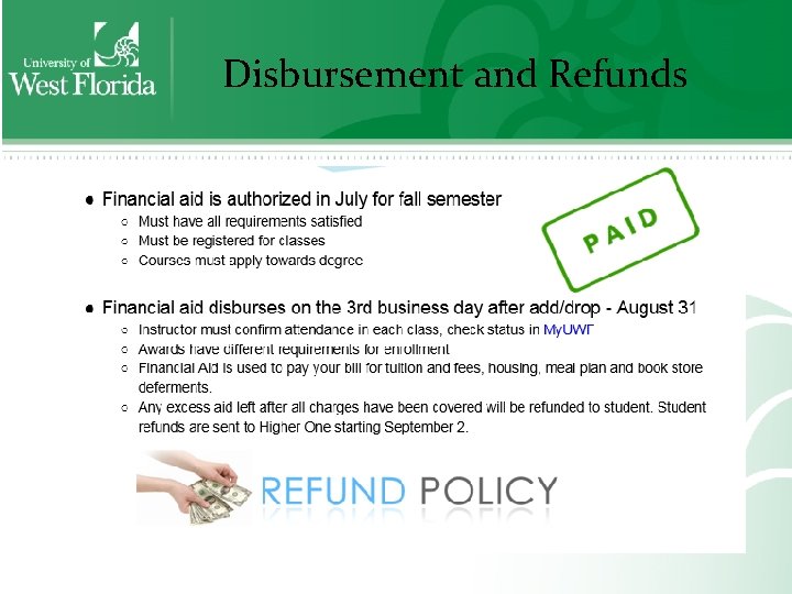 Disbursement and Refunds 