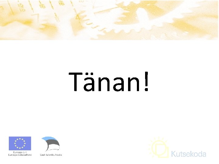 Tänan! 