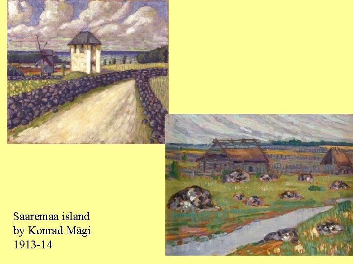 Saaremaa island by Konrad Mägi 1913 -14 