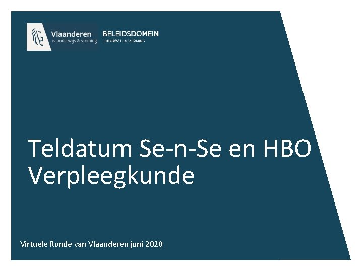 Teldatum Se-n-Se en HBO Verpleegkunde Virtuele Ronde van Vlaanderen juni 2020 