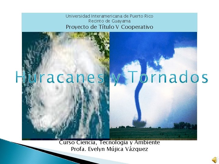 Universidad Interamericana de Puerto Rico Recinto de Guayama Proyecto de Título V Cooperativo Curso