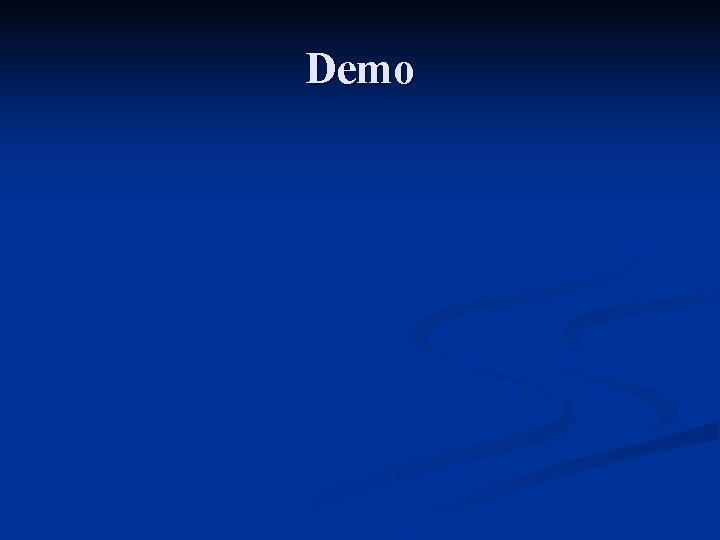 Demo 