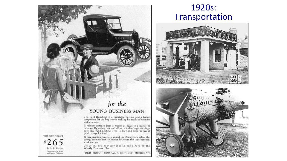 1920 s: Transportation 