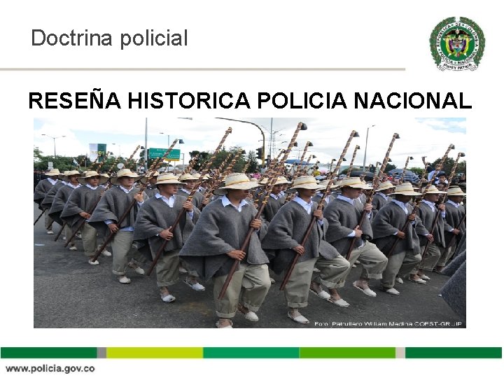 Doctrina policial RESEÑA HISTORICA POLICIA NACIONAL 