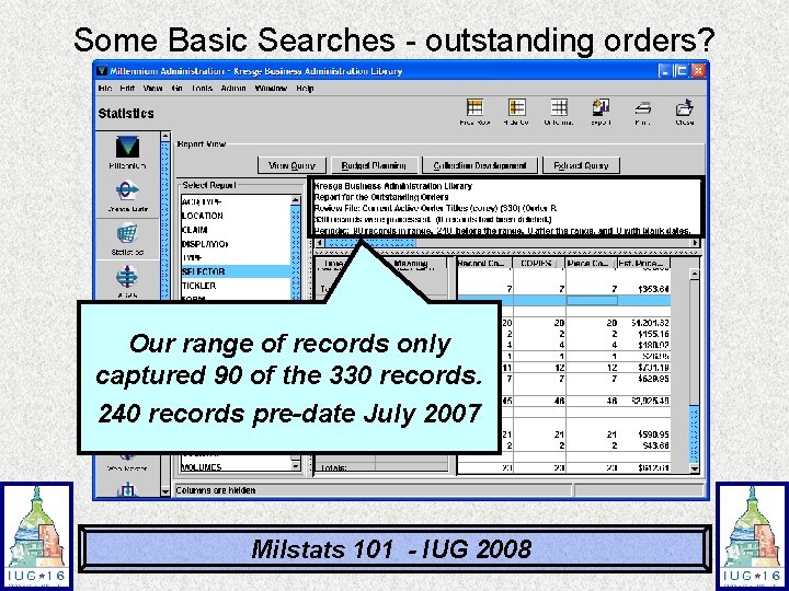 Some Basic Searches - outstanding orders? Our range of records only captured 90 of Some Basic Searches - outstanding orders? Our range of records only captured 90 of