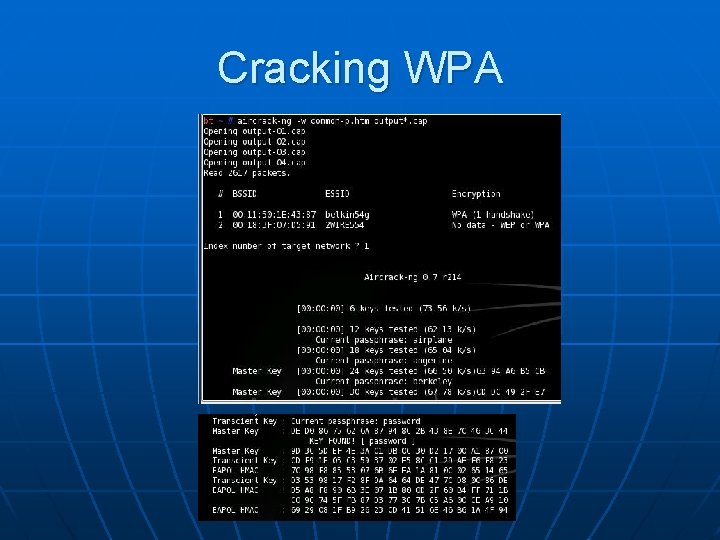 Cracking WPA 