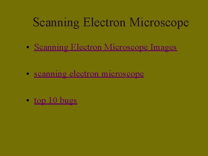 Scanning Electron Microscope • Scanning Electron Microscope Images • scanning electron microscope • top