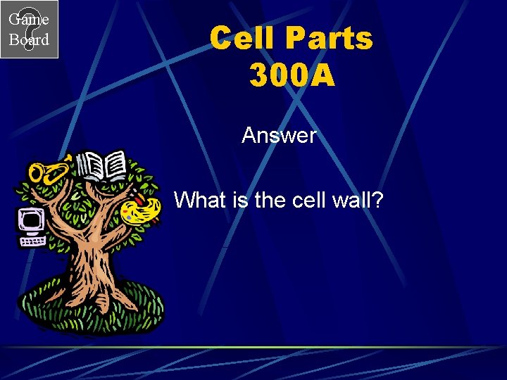 Game Board Cell Parts 300 A Answer What is the cell wall? 