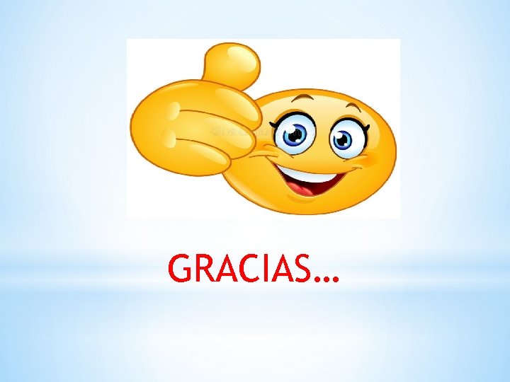 GRACIAS… 