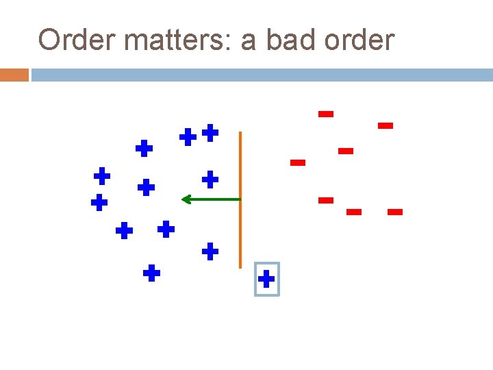 Order matters: a bad order 