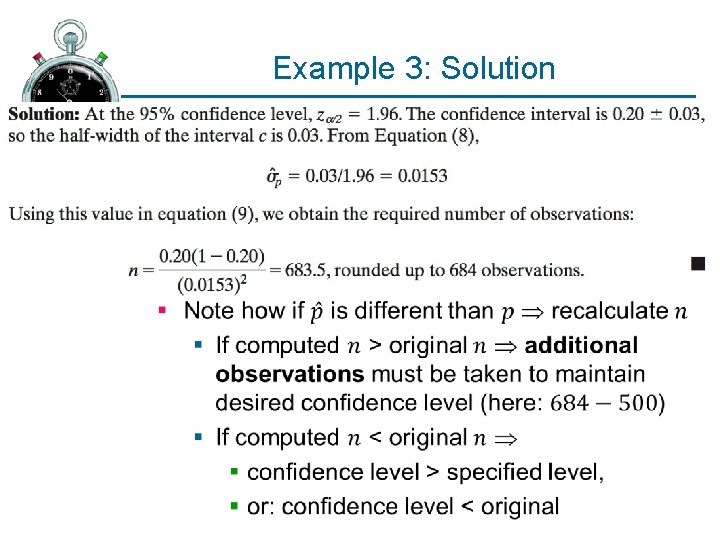 Example 3: Solution 