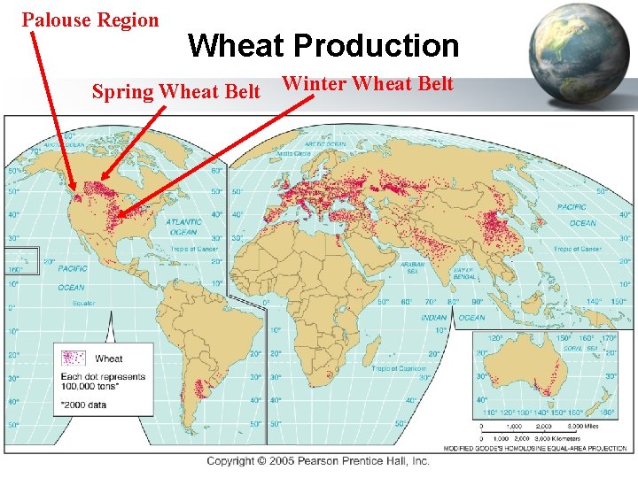 Palouse Region Wheat Production Spring Wheat Belt Winter Wheat Belt 