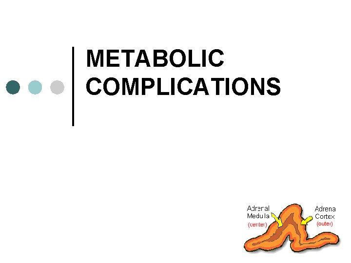 METABOLIC COMPLICATIONS 