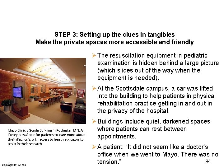 STEP 3: Setting up the clues in tangibles Make the private spaces more accessible STEP 3: Setting up the clues in tangibles Make the private spaces more accessible