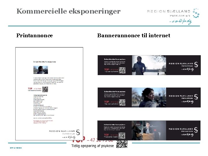 Kommercielle eksponeringer Printannonce 27 -11 -2020 Bannerannonce til internet 