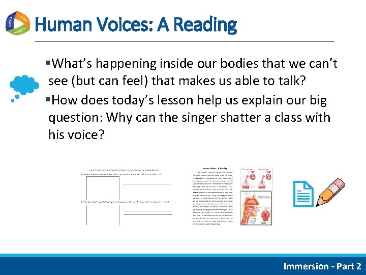 Human Voices: A Reading §What’s happening inside our bodies that we can’t see (but