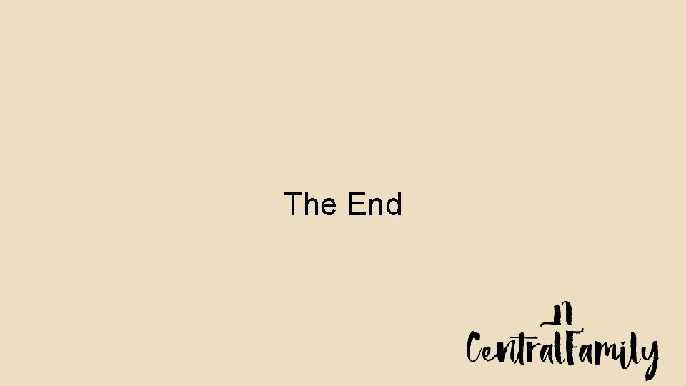 The End 