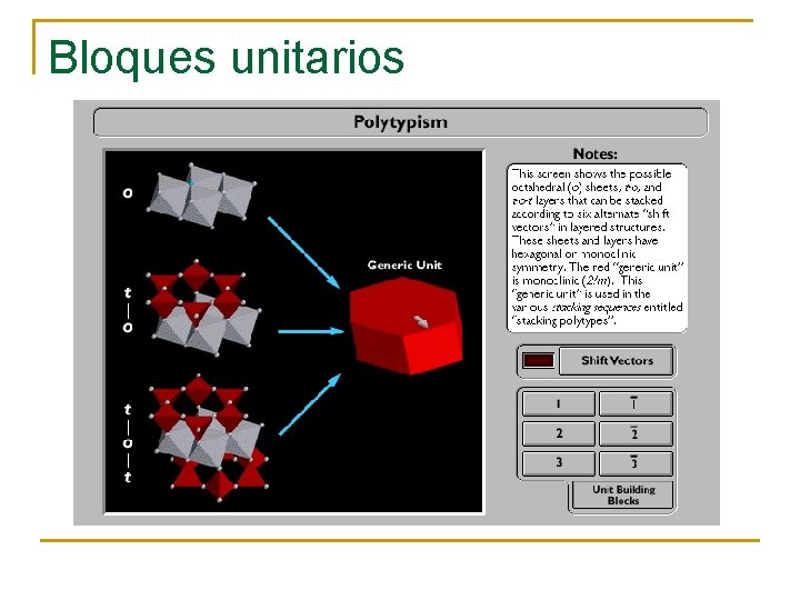 Bloques unitarios 