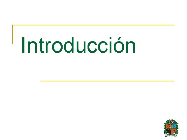 Introducción 