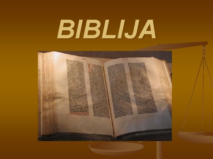BIBLIJA 